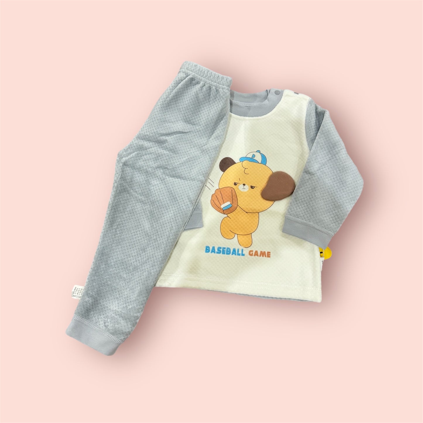 Bear-y Cozy 3D Bear Winter Shirt & Trouser Set