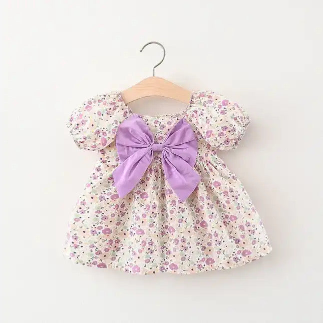 Purple Floral Frock